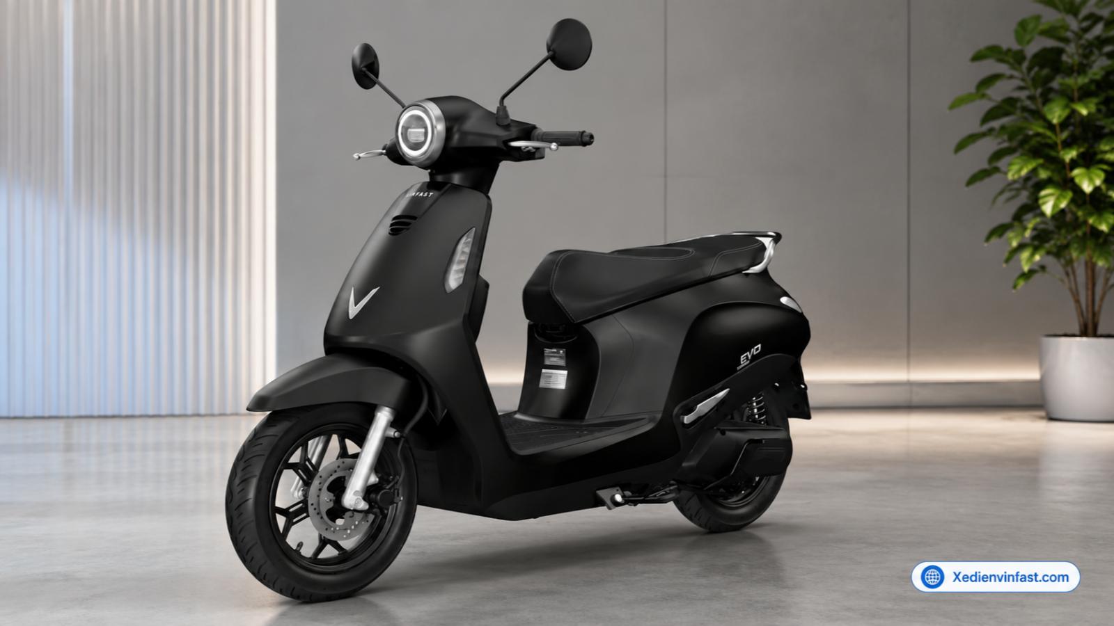 Xe máy điện Vinfast Evo, loại pin 1.5 kWh LFP, tùy chọn kèm pin hoặc thuê pin